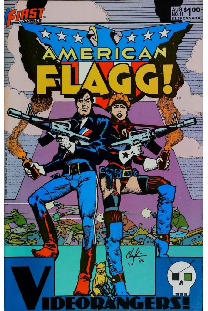 American Flagg #11, vue de l'exemplaire