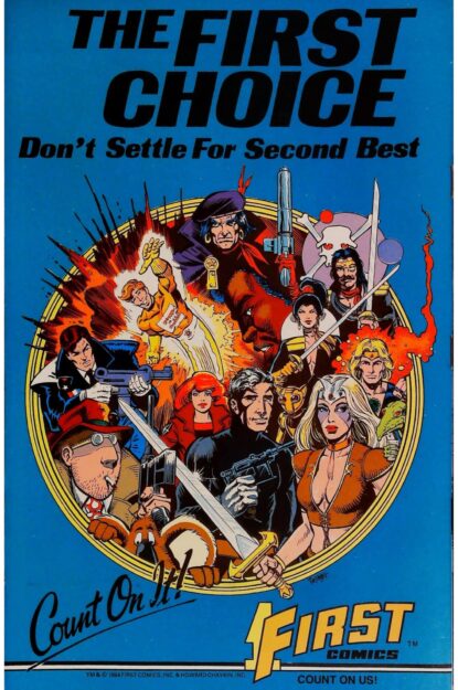 AMERICAN FLAGG (1983) #10 - First Comics - lecubeacomics.com Couverture de AMERICAN FLAGG (1983) #10 - par Howard Chaykin - lecubeacomics.com