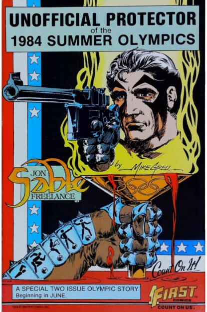 AMERICAN FLAGG (1983) #11 - First Comics - lecubeacomics.com Couverture de AMERICAN FLAGG (1983) #11 - par Howard Chaykin - lecubeacomics.com