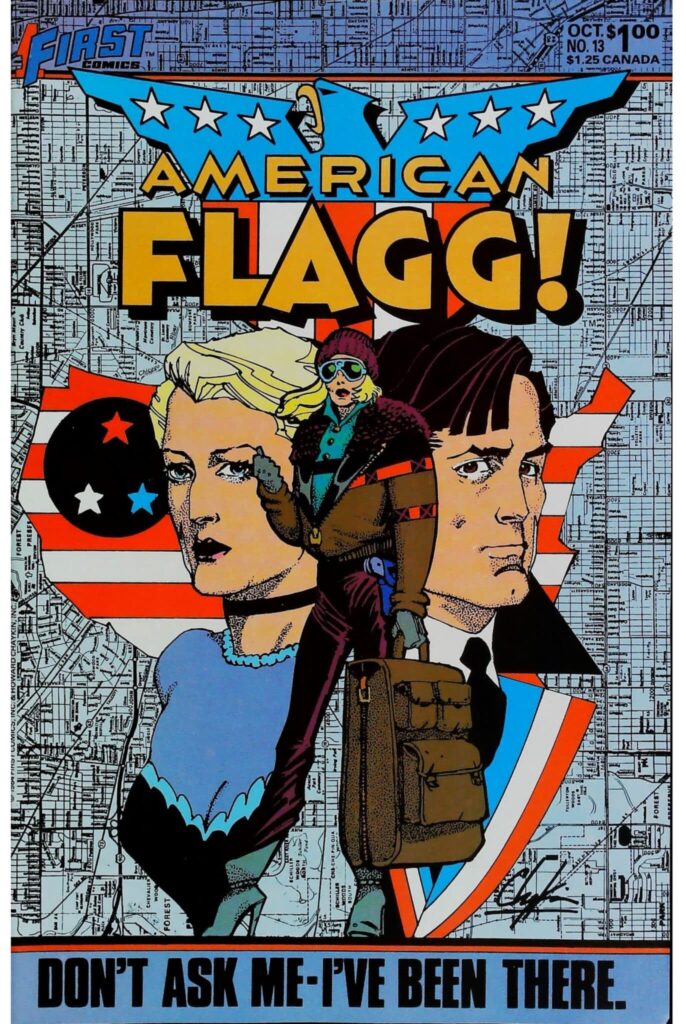 American Flagg #13, vue de l'exemplaire