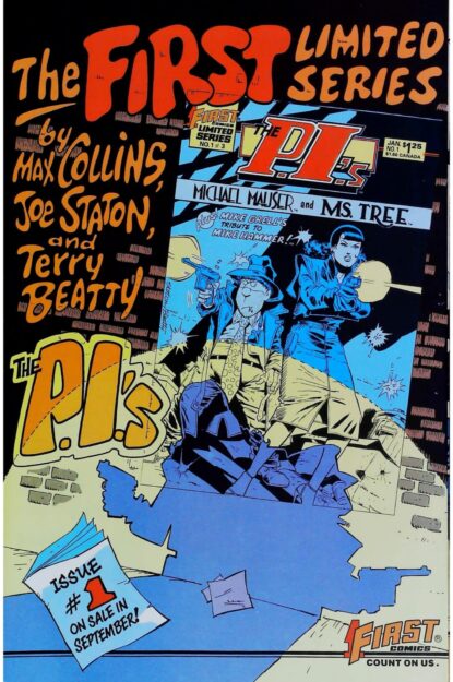 AMERICAN FLAGG (1983) #15 - First Comics - lecubeacomics.com Couverture de AMERICAN FLAGG (1983) #15 - par Howard Chaykin - lecubeacomics.com