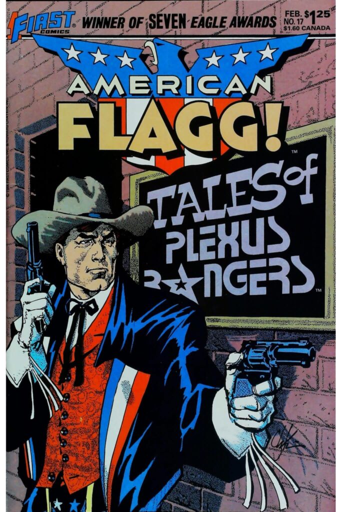 American Flagg #17, vue de l'exemplaire