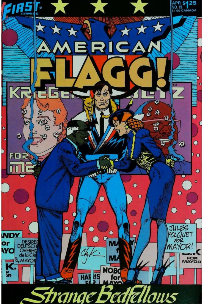 American Flagg #19, vue de l'exemplaire