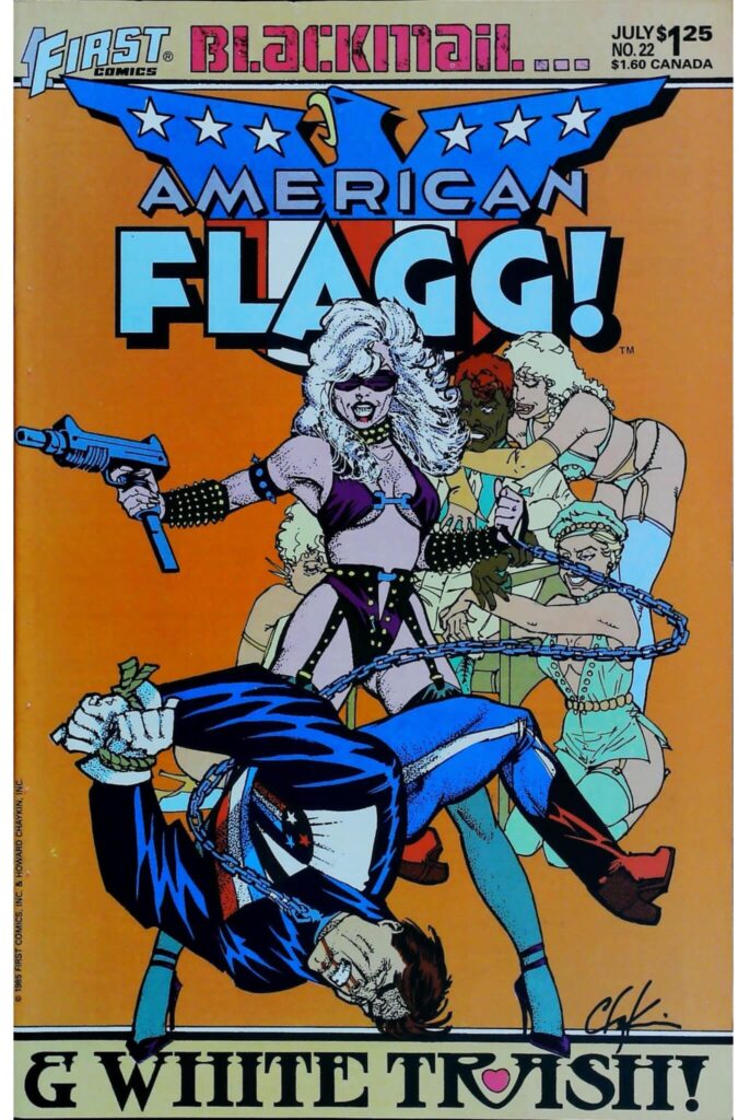 American Flagg #22, vue de l'exemplaire