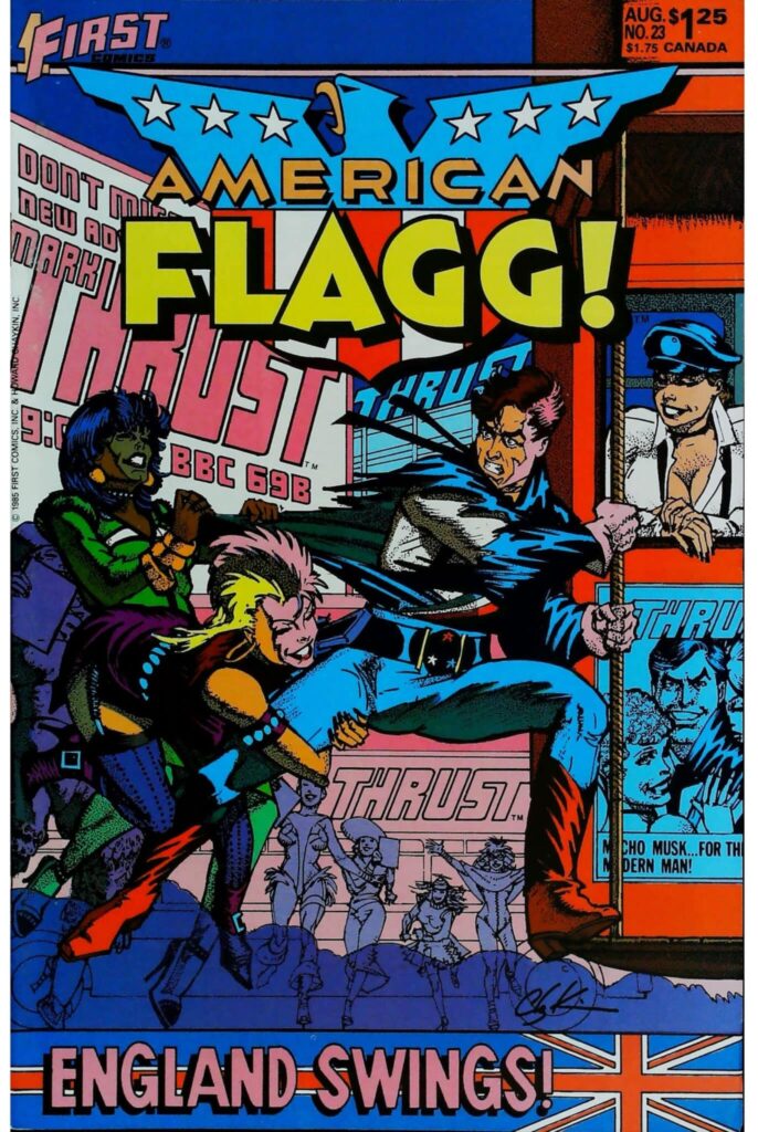 American Flagg #23, vue de l'exemplaire