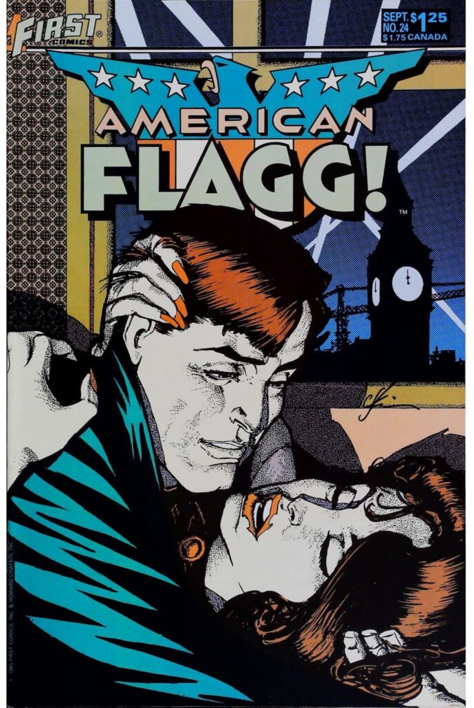 American Flagg #24, vue de l'exemplaire