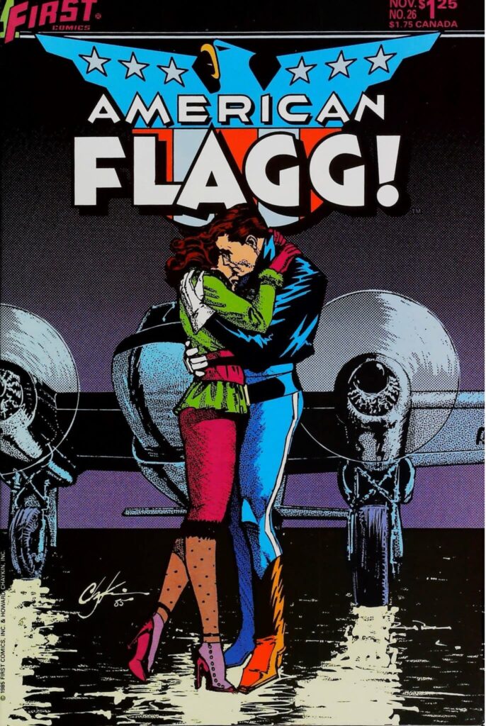 American Flagg #26, vue de l'exemplaire