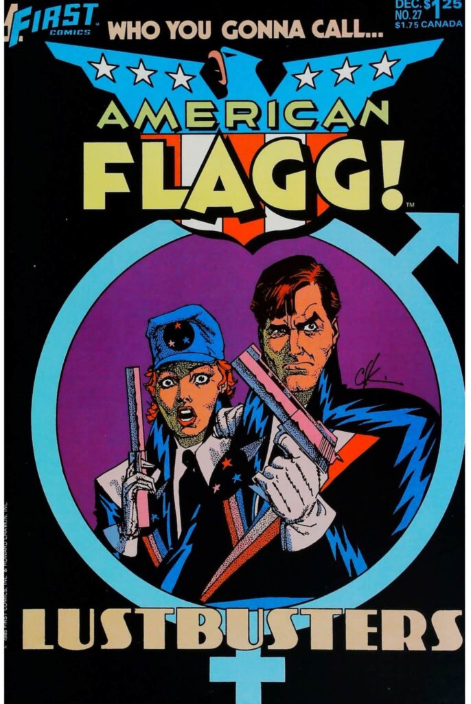 American Flagg #27, vue de l'exemplaire