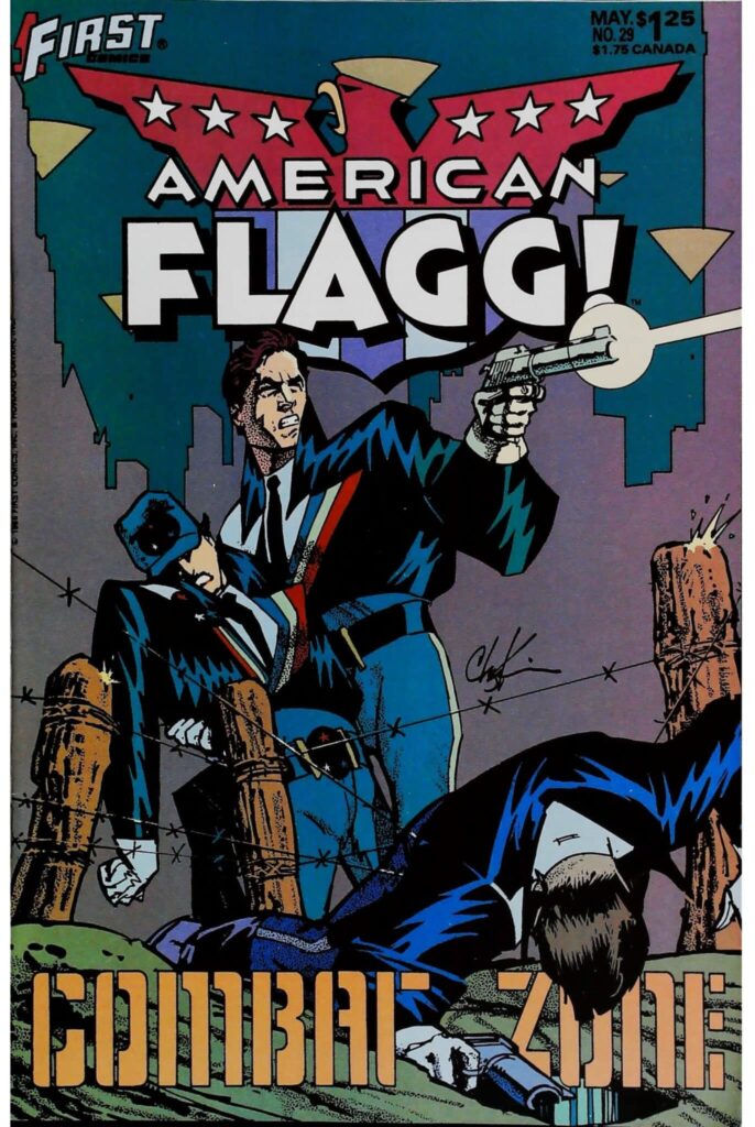 American Flagg #29, vue de l'exemplaire