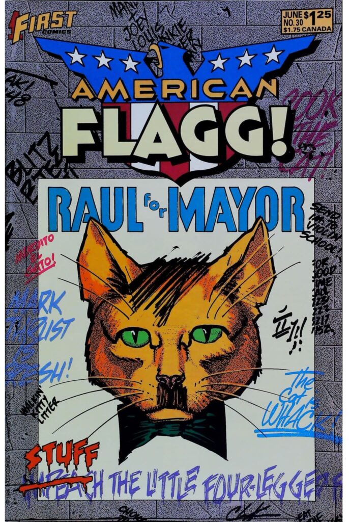 American Flagg #30, vue de l'exemplaire