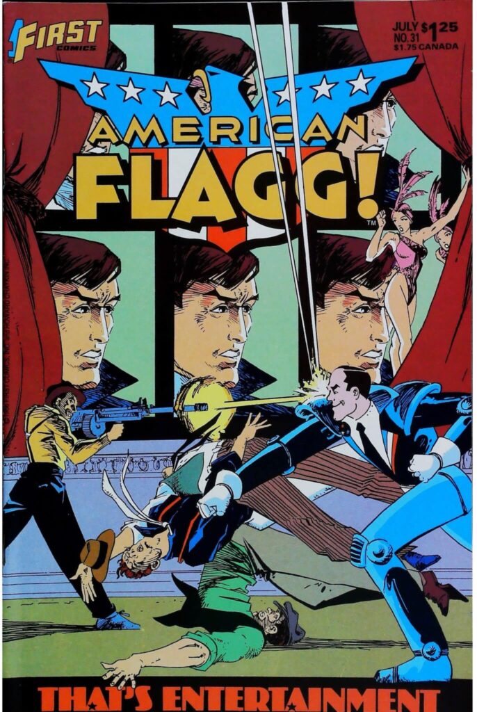 American Flagg #31, vue de l'exemplaire