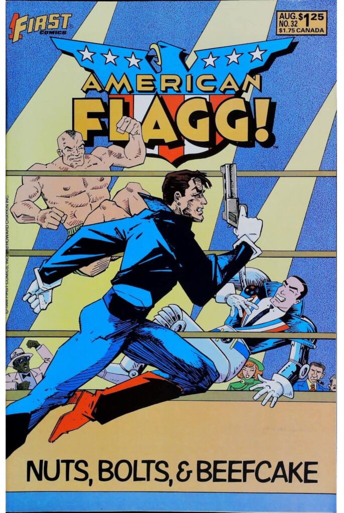 American Flagg #32, vue de l'exemplaire