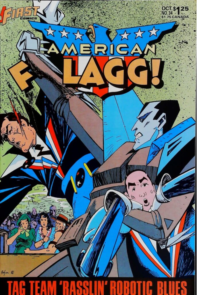 American Flagg #34, vue de l'exemplaire