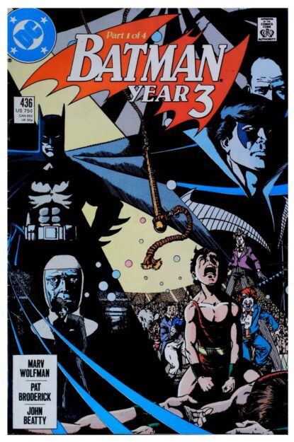 Couverture de BATMAN (1940) #436 - par George Perez - lecubeacomics.com