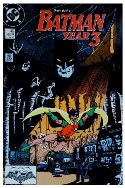 Couverture de BATMAN (1940) #437 - par George Perez - lecubeacomics.com