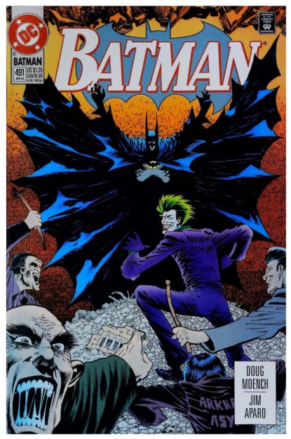 Couverture de BATMAN (1940) #491 - par Kelley Jones - lecubeacomics.com