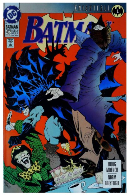 Couverture de BATMAN (1940) #492 - par Kelley Jones - lecubeacomics.com
