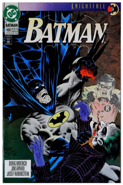BATMAN (1940) #496 - DC Comics - lecubeacomics.com Couverture de BATMAN (1940) #496 - par Kelley Jones - lecubeacomics.com