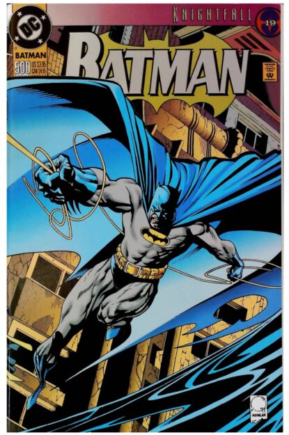 Couverture de BATMAN (1940) #500 - par Kelley Jones - lecubeacomics.com