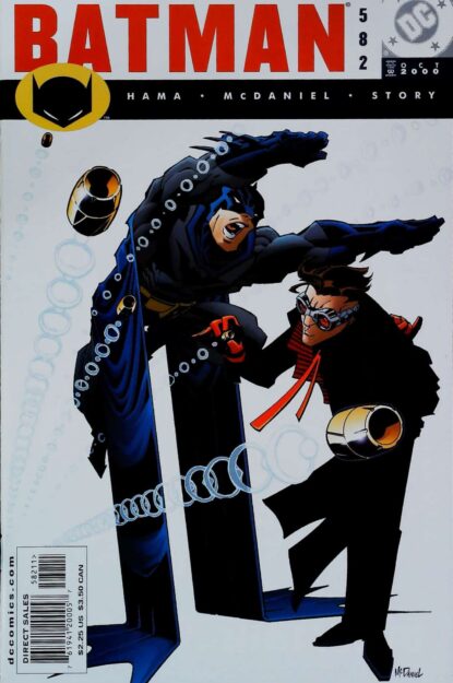Couverture de BATMAN (1940) #582 - par Scott McDaniel - lecubeacomics.com