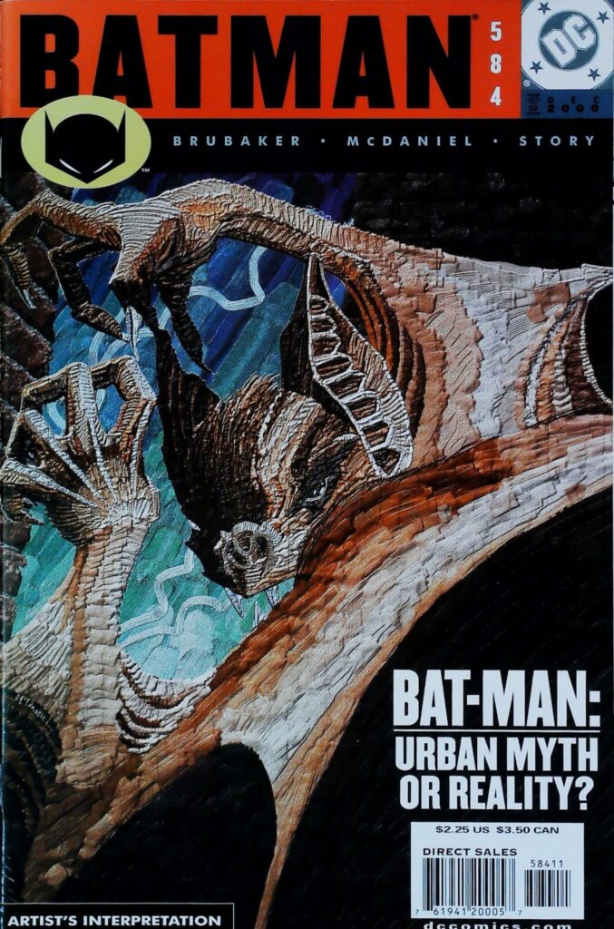 Batman #584, vue de l'exemplaire