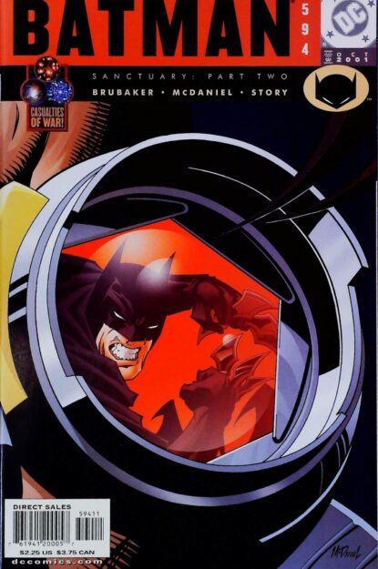 Couverture de BATMAN (1940) #594 - par Scott McDaniel - lecubeacomics.com
