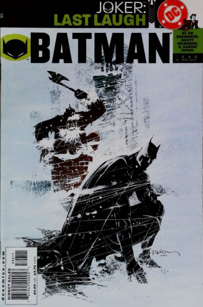 Couverture de BATMAN (1940) #596 - par Bill Sienkiewicz - lecubeacomics.com