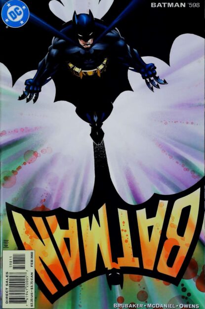 Couverture de BATMAN (1940) #598 - par Scott McDaniel - lecubeacomics.com