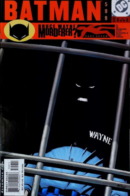 Couverture de BATMAN (1940) #599 - par Scott McDaniel - lecubeacomics.com
