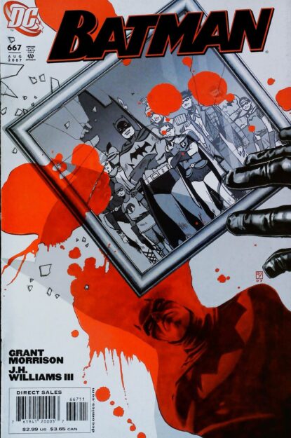 Couverture de BATMAN (1940) #667 - par J.H. Williams III - lecubeacomics.com