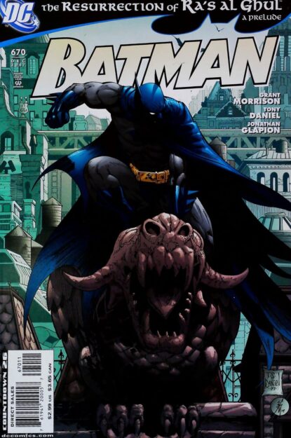 Couverture de BATMAN (1940) #670 - par Tony S. Daniel - lecubeacomics.com
