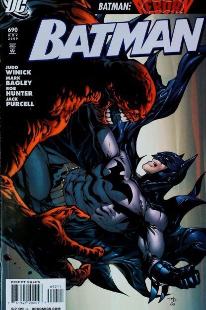 Couverture de BATMAN (1940) #690 - par Tony S. Daniel - lecubeacomics.com