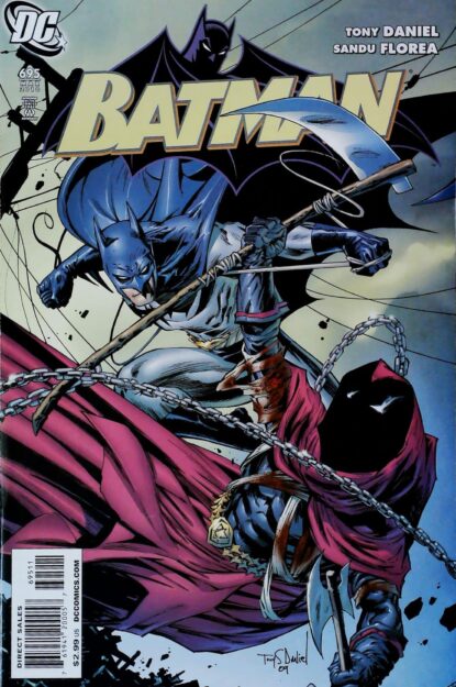 BATMAN (1940) #695 - DC Comics - lecubeacomics.com Couverture de BATMAN (1940) #695 - par Tony S. Daniel - lecubeacomics.com