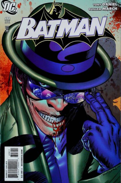 Couverture de BATMAN (1940) #698 - par Tony S. Daniel - lecubeacomics.com