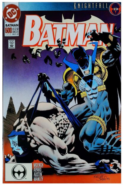 Couverture de BATMAN (1940) #500 - par Kelley Jones - lecubeacomics.com