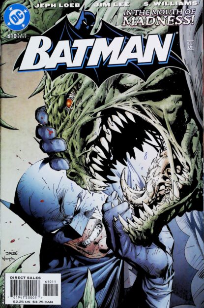Couverture de BATMAN (1940) #610 - par Jim Lee - lecubeacomics.com