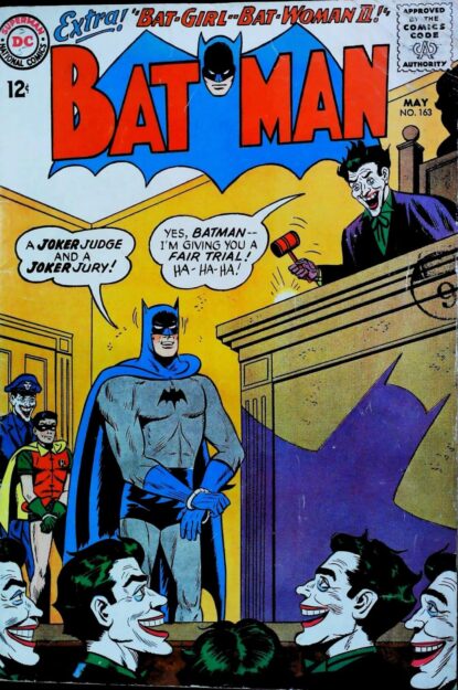 Couverture de BATMAN (1940) #163 - par Sheldon Moldoff - lecubeacomics.com