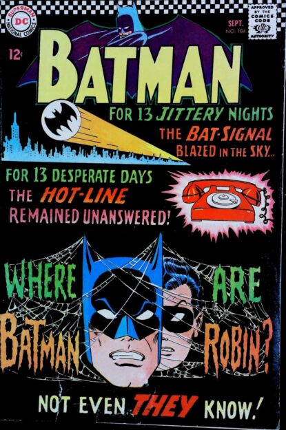 Couverture de BATMAN (1940) #184 - par Carmine Infantino - lecubeacomics.com