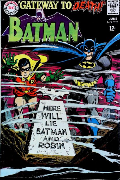 Couverture de BATMAN (1940) #202 - par Irv Novick - lecubeacomics.com