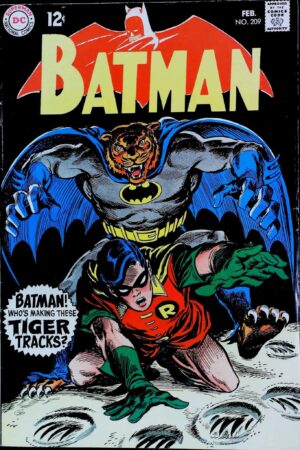Couverture de BATMAN (1940) #209 - par Irv Novick - lecubeacomics.com