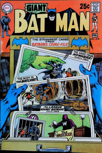 Couverture de BATMAN (1940) #218 - par Murphy Anderson - lecubeacomics.com