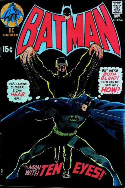Couverture de BATMAN (1940) #226 - par Neal Adams - lecubeacomics.com