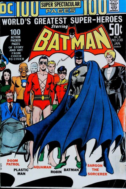 Couverture de BATMAN (1940) #238 - par Neal Adams - lecubeacomics.com