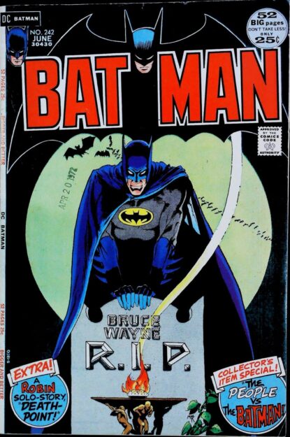 Couverture de BATMAN (1940) #242 - par Mike Kaluta - lecubeacomics.com
