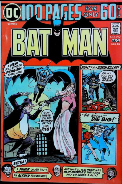 Couverture de BATMAN (1940) #257 - par Nick Cardy - lecubeacomics.com