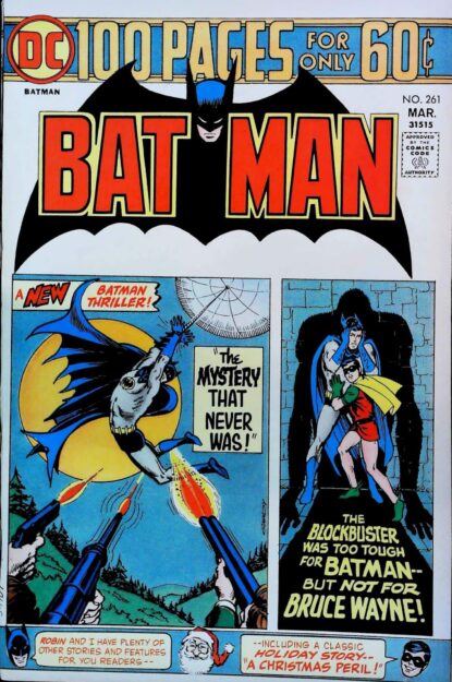 Couverture de BATMAN (1940) #261 - par Nick Cardy - lecubeacomics.com