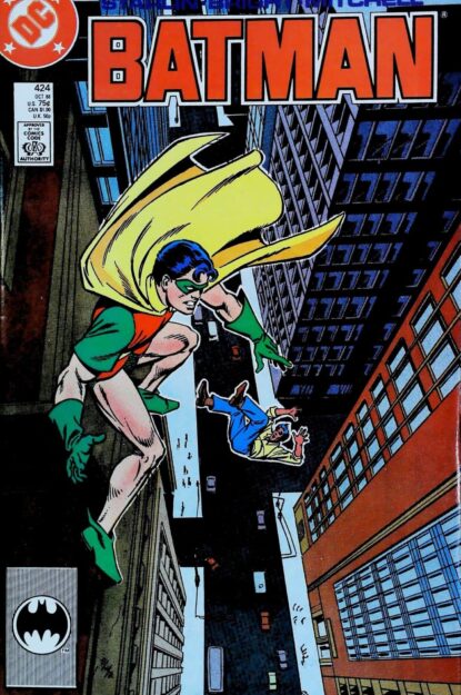 Couverture de BATMAN (1940) #424 - par Mark Bright - lecubeacomics.com