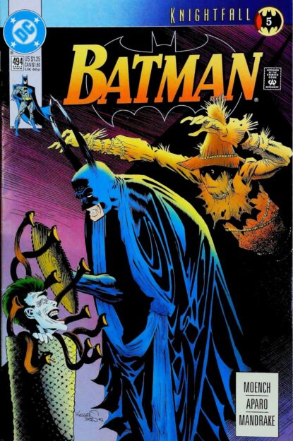 Couverture de BATMAN (1940) #494 - par Kelley Jones - lecubeacomics.com