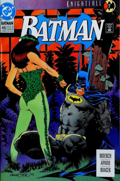 Couverture de BATMAN (1940) #495 - par Kelley Jones - lecubeacomics.com