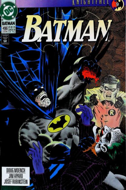 Couverture de BATMAN (1940) #496 - par Kelley Jones - lecubeacomics.com
